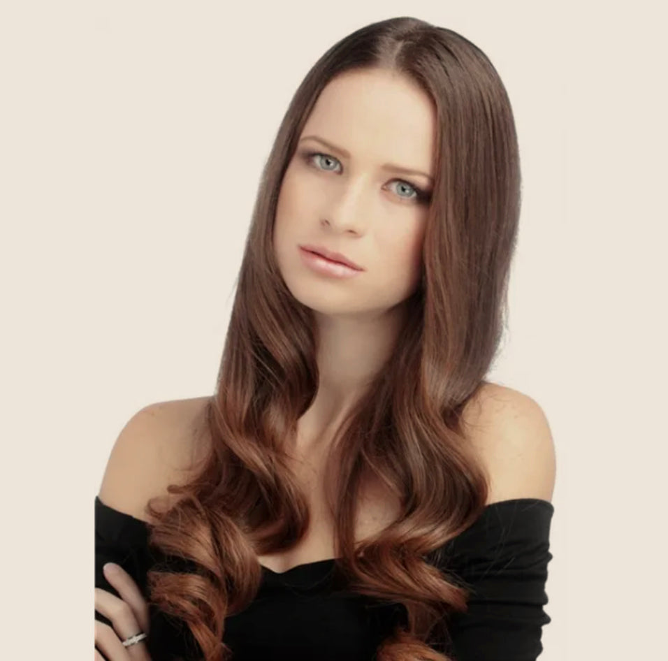 Chestnut Brown #6 Clip In Hair Extensions