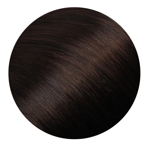 Darkest Brown #2 Clip In Hair Extensions