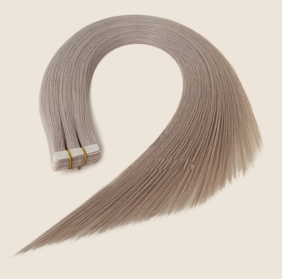 Ice Blonde #60a Tape In Hair Extensions